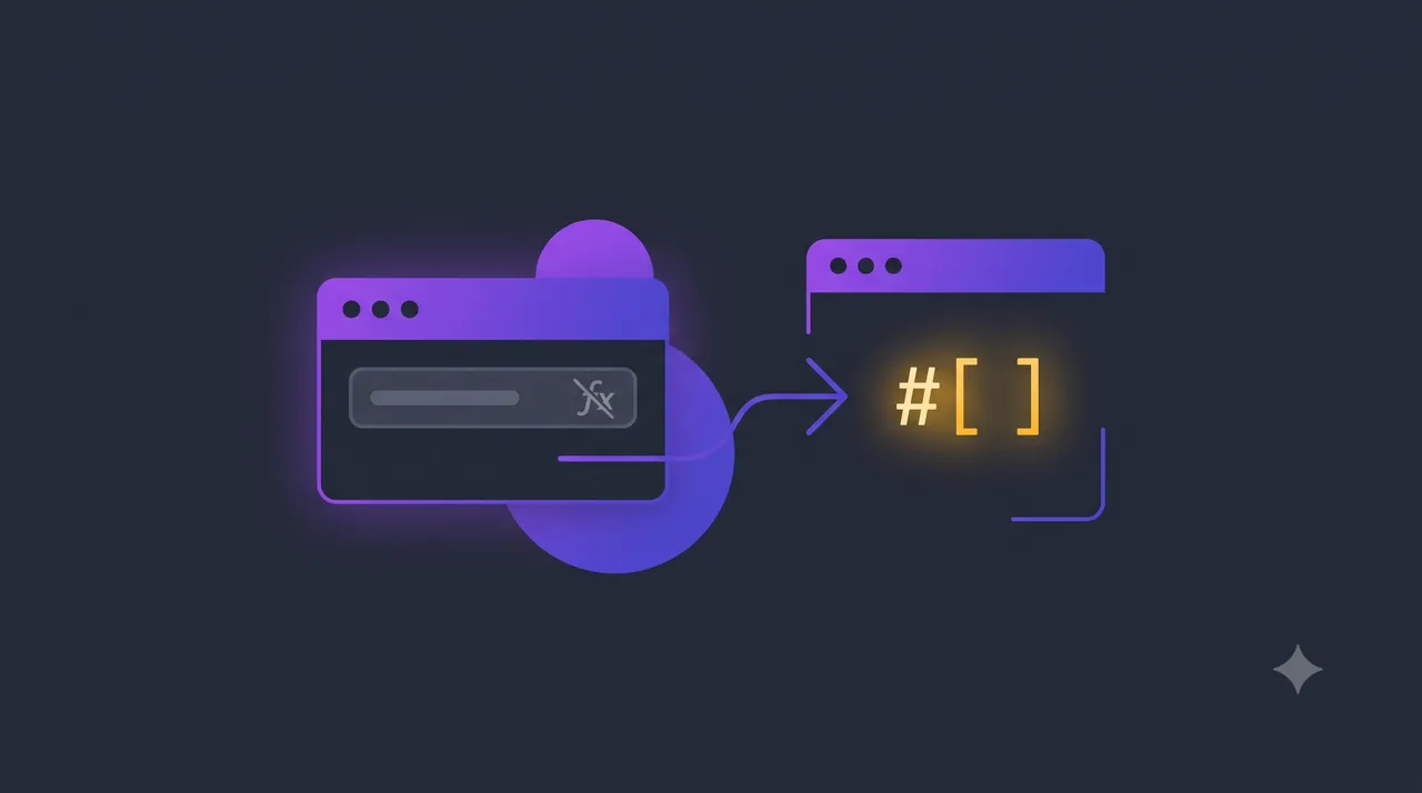 No fx button on an ACB field? Set a dynamic value in the XML
