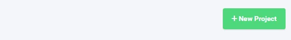 Green "+ New Project" button in the Ionic Creator toolbar