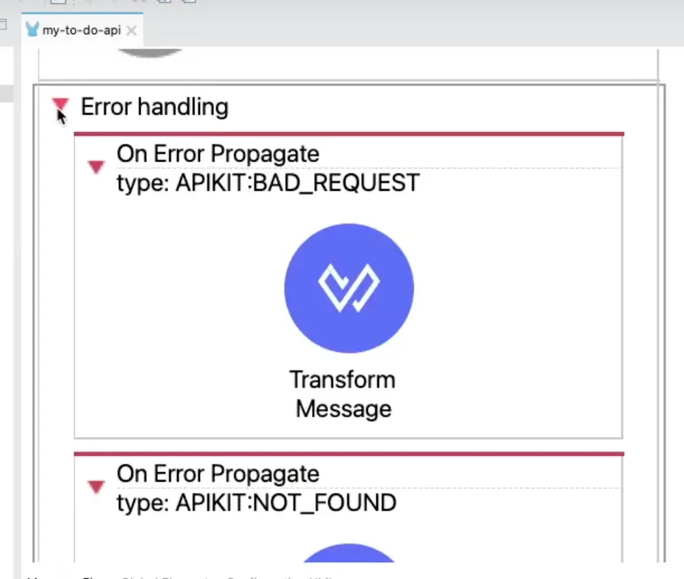 Auto-generated error handling with On Error Propagate scopes for BAD_REQUEST and NOT_FOUND